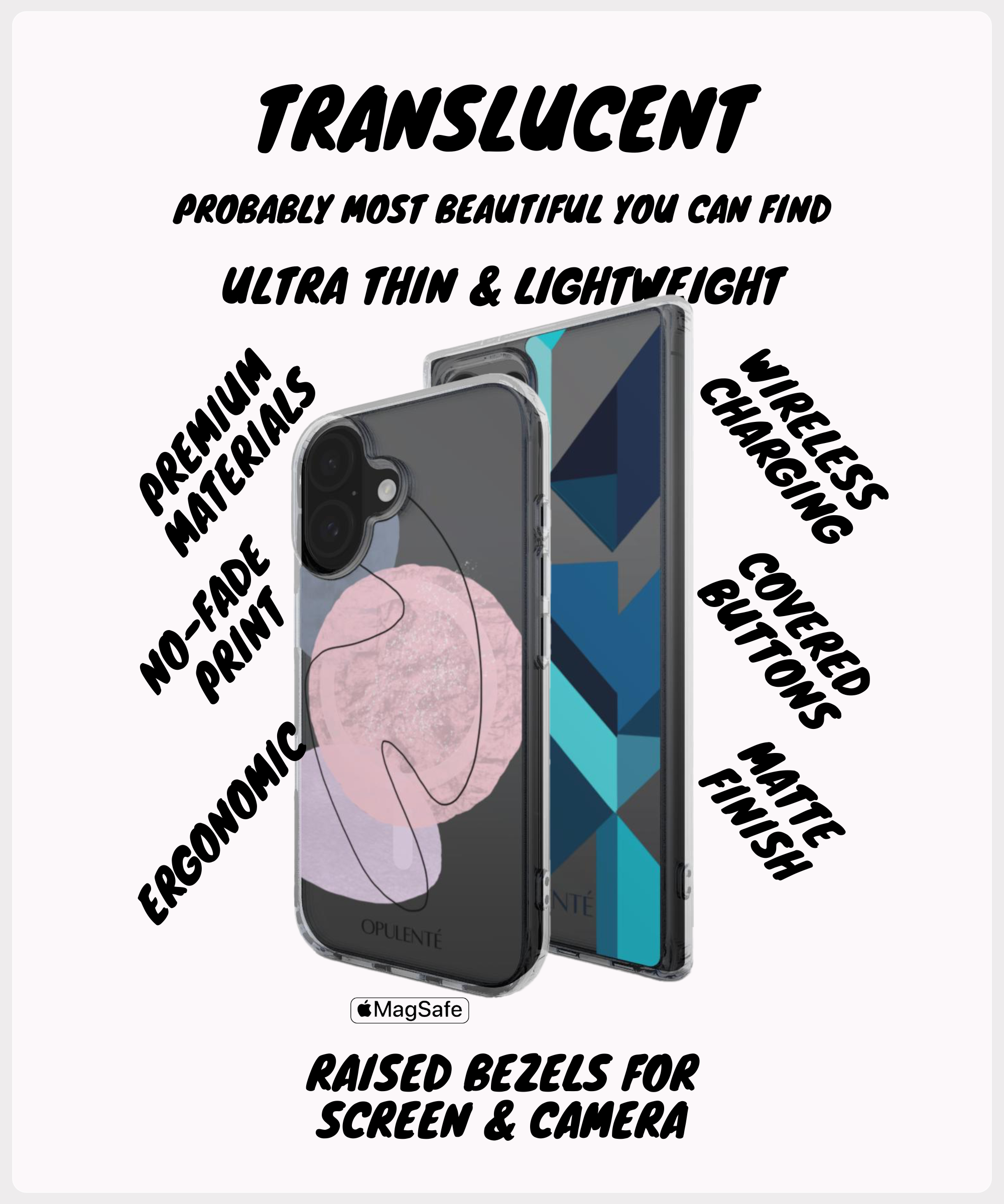 iPhone & Samsung Translucent cases